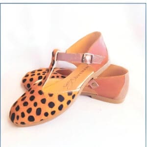 Cheetah TBar Closed Sandal