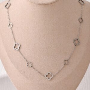 Floral Bloom Necklace S.Steel