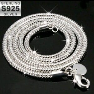 Twist Link Chain Necklace 65cm